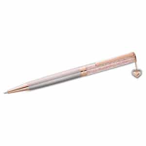 Crystalline Ballpoint Pen, Pink, Rose-gold tone plated