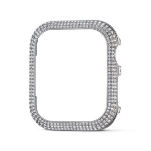 Sparkling case compatible with Apple Watch® 40 mm, Silver-tone