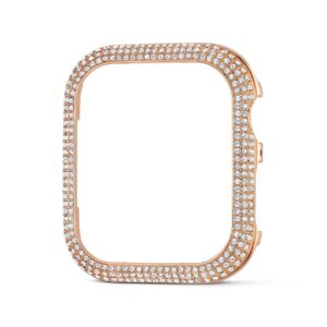 Sparkling case compatible with Apple Watch® 40 mm, Rose gold-tone