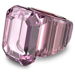 Lucent cocktail ring Octagon cut, Pink