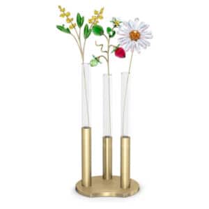 Garden Tales Mimosa 16.3 cm x6.1 cm x 2.3 cm Crystals, Champagne gold tone finish metal