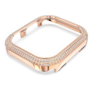 Sparkling case compatible with Apple watch® 41 mm, Rose gold tone