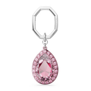 Key ring, Pear cut, Pink