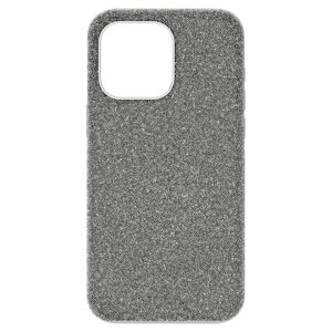 High smartphone case, iPhone® 15 Pro Max, Silver tone