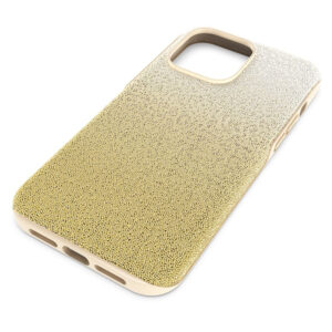 High smartphone case Color gradient, iPhone® 14 Pro Max, Gold tone
