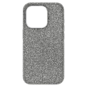 High smartphone case iPhone® 15 Pro, Silver tone