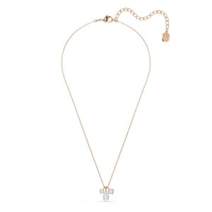 Mesmera pendant Mixed cuts, White, Rose gold-tone plated