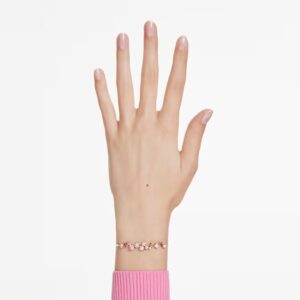 Constella bracelet, Mixed cuts, Multicolored, Gold-tone plated