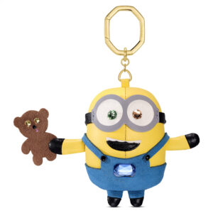 Minions bag charm, Multicolored, Gold-tone plated