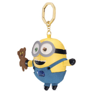 Minions bag charm, Multicolored, Gold-tone plated