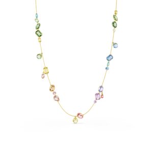 Gema strandage, Mixed cuts, Multicolored, Gold-tone plated