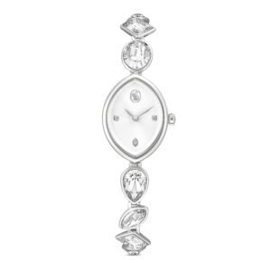 Gema watch, Crystal bracelet, Silver tone, Stainless steel