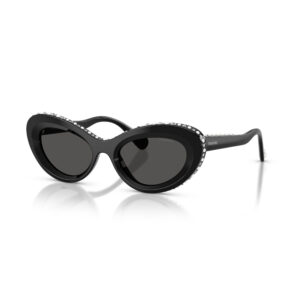 Sunglasses, Cat-eye shape, SK6061U, Black