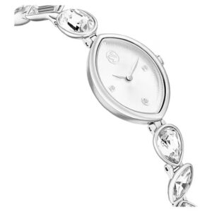 Gema watch, Crystal bracelet, Silver tone, Stainless steel