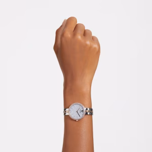 Cosmopolitan watch Swiss Made, Metal bracelet, Silver tone, Mixed metal finish