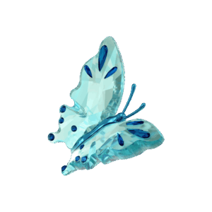 Idyllia Butterfly, Turquoise