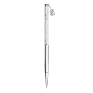 Crystalline ballpoint pen, Swan, Chrome plated