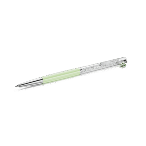 Crystalline ballpoint pen, Clover, Green, Green lacquered, Chrome plated