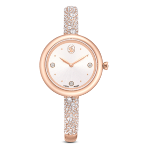 Sublima bangle watch, Swiss Made, Metal bracelet, Rose gold tone, Rose gold-tone finish