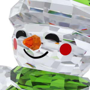 Holiday Cheers Rocking Snowman
