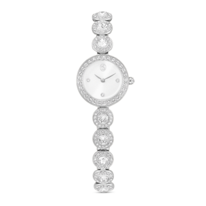 Una Angelic watch, Crystal bracelet, Silver tone, Stainless steel
