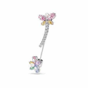 Ariana Grande x Swarovski brooch, Mixed cuts, Dragonfly, Multicolored, Rhodium plated