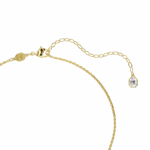Gema Y necklace, Mixed cuts, Multicolored, Gold-tone plated