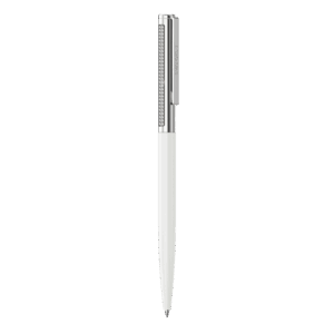 Matrix Tennis ballpoint pen, White, Chrome plated