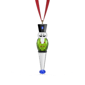 Holiday Cheers Nutcracker Ornament, Green