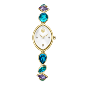 Gema watch, Crystal bracelet, Gold tone, Gold-tone finish