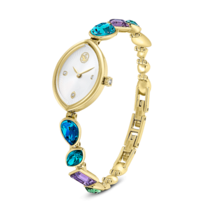Gema watch, Crystal bracelet, Gold tone, Gold-tone finish