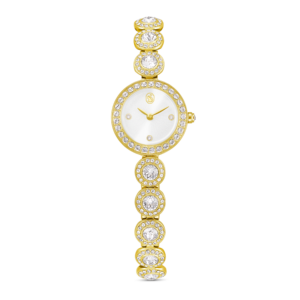 Una Angelic watch, Crystal bracelet, Gold tone, Gold-tone finish