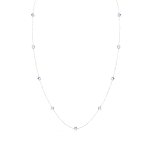 Chroma strandage, Star, White, Rhodium plated