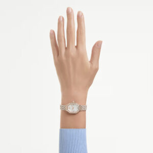 Dextera octagon watch, Swiss Made, Metal bracelet, Rose gold tone, Rose gold-tone finish