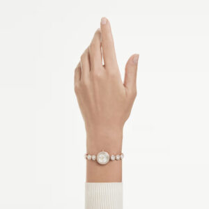 Una Angelic watch, Crystal bracelet, Rose gold tone, Rose gold-tone finish